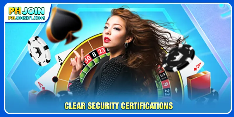 Clear security certifications